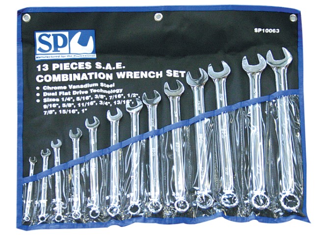 SP - 13PC SAE COMBINATION SPANNER SET 